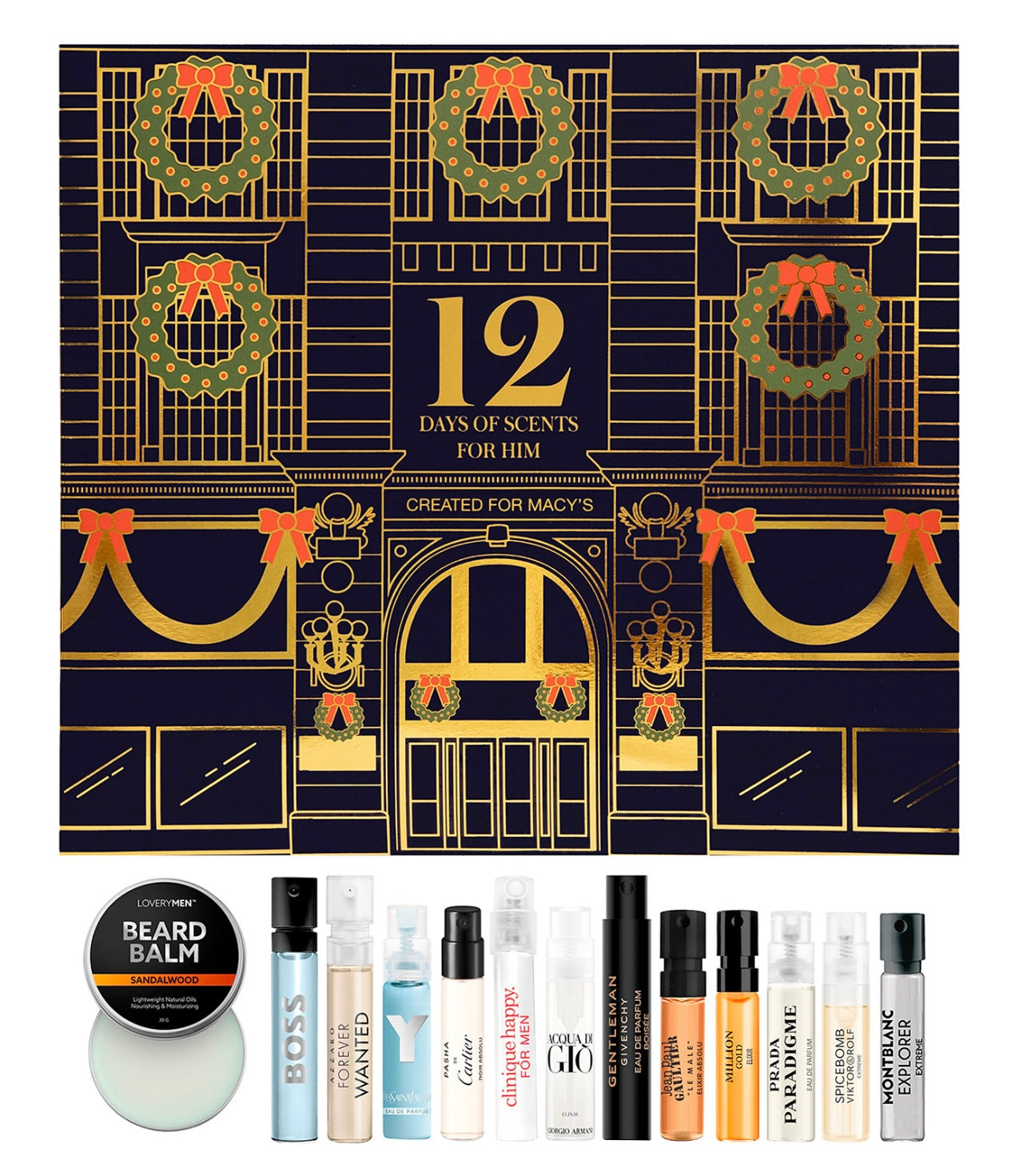 Men's 13-Pc. 12 Days of Scent For Him Advent Calendar Fragrance Set