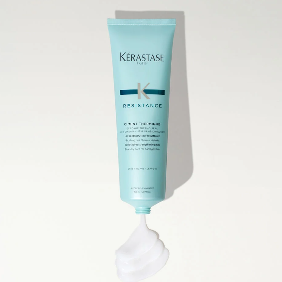 Kérastase Resistance Ciment Thermique Leave-In Heat Protectant for Damaged Hair – 150ml / 5.1 oz