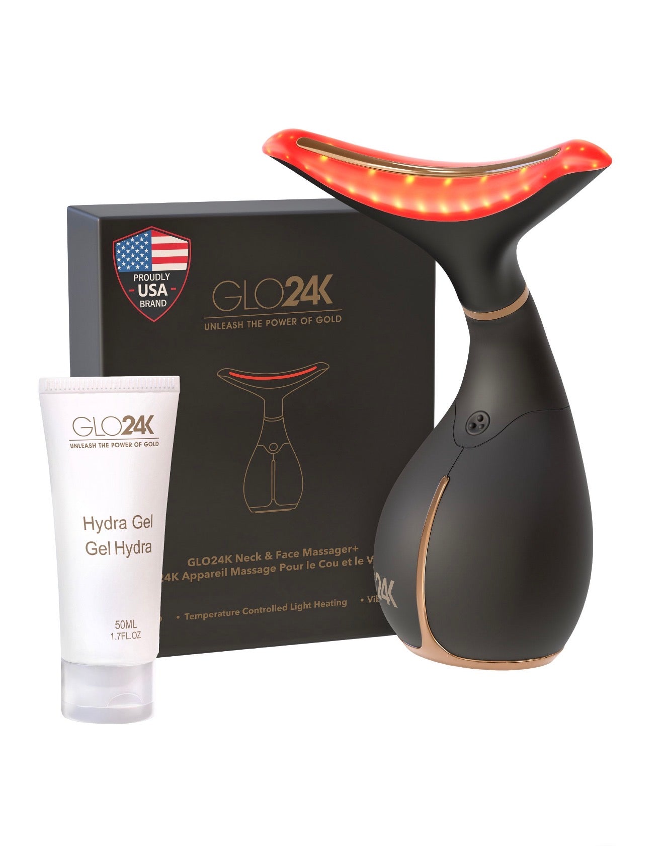 LumiLift Pro™ 24K Face & Neck Sculpting Device + Hydra Gel