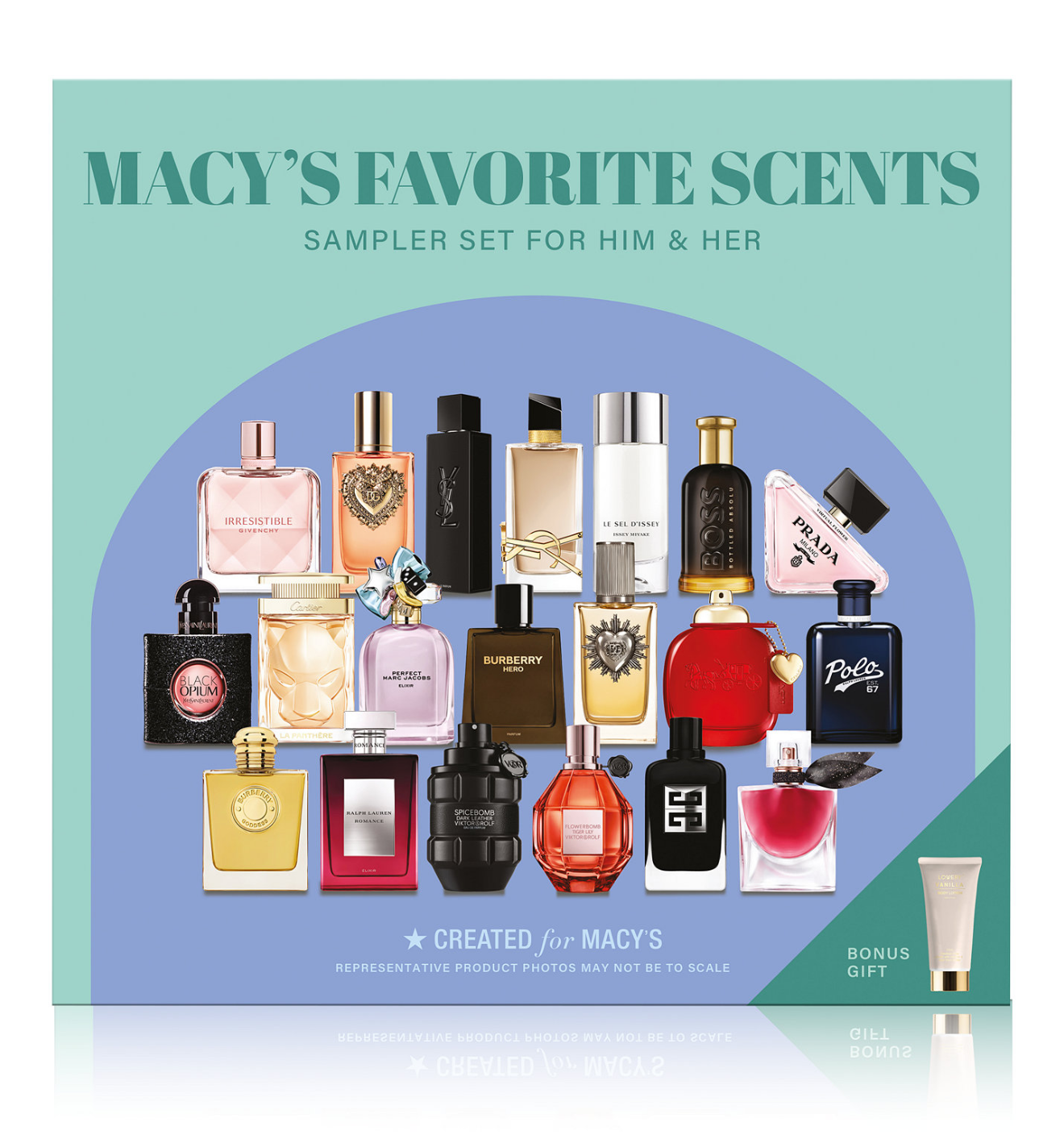 21-Pc. Favorite Scents Sampler Set For Him & Her,