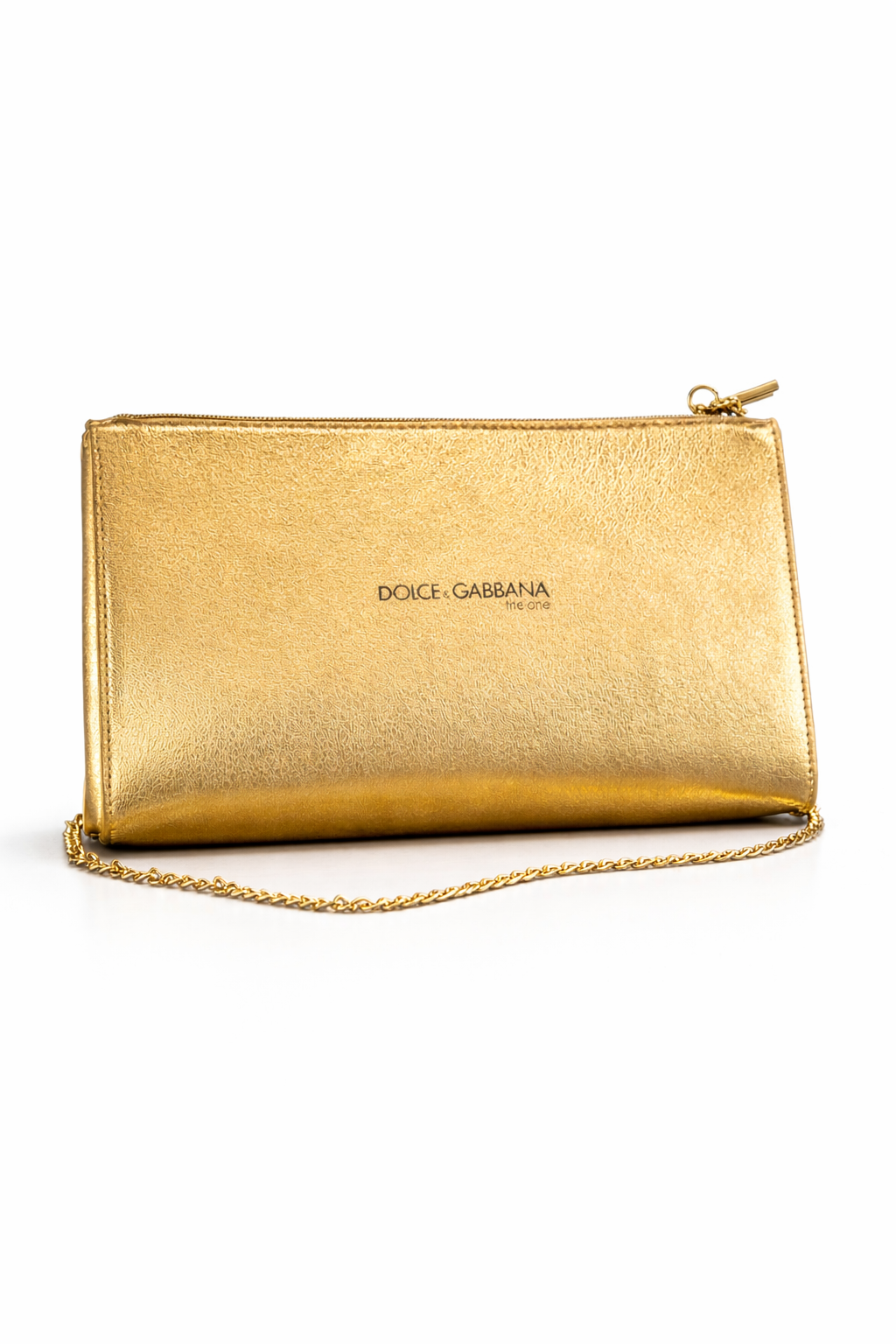 Dolce & Gabbana The One Gold Cosmetic Pouch with Chain