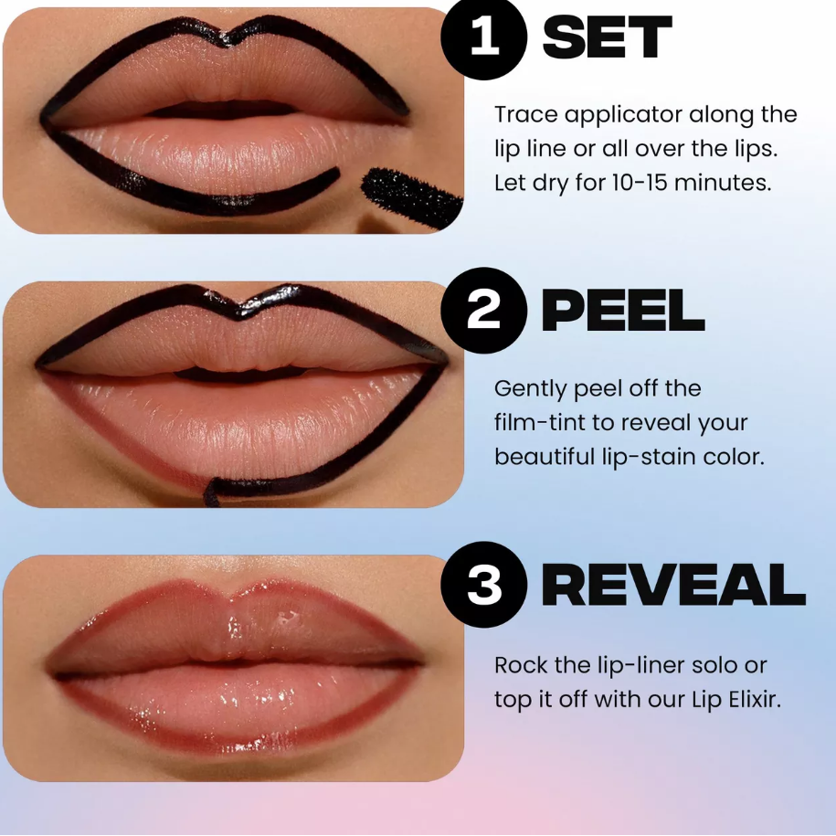 SACHEU Stay-N Peel-Off Lip Liner β HEY-ZEL (Golden Brown)