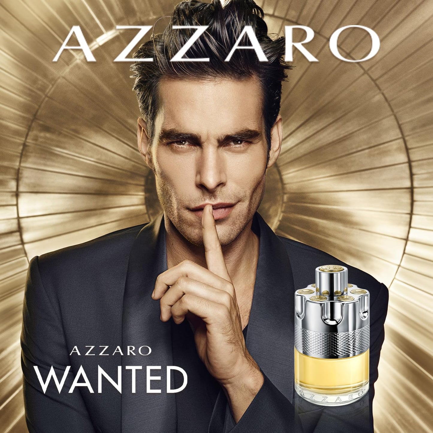 Azzaro Wanted Cologne Eau de Toilette for him 3.4 Oz 100 ml