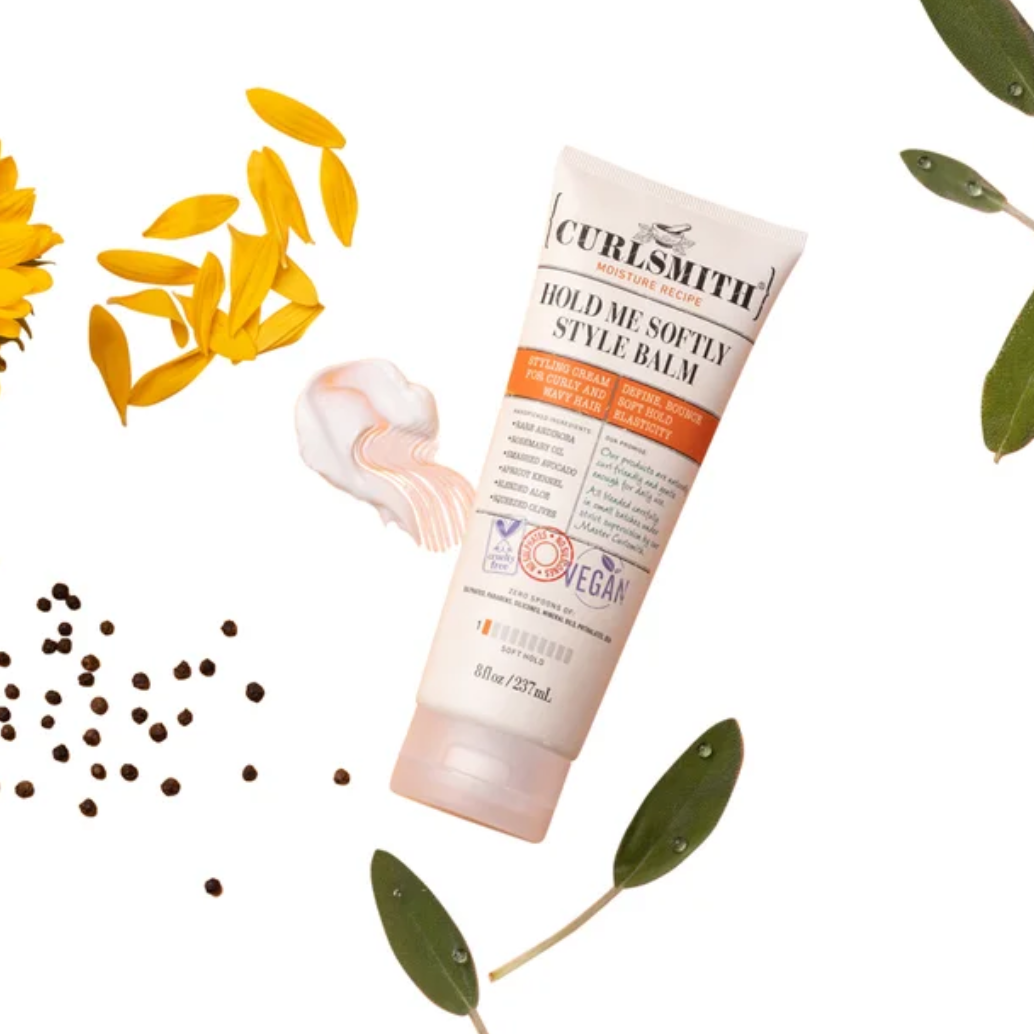 Curlsmith Hold Me Softly Style Balm & Curl Defining Styling Soufflé Set – Curly Hair Styling Duo
