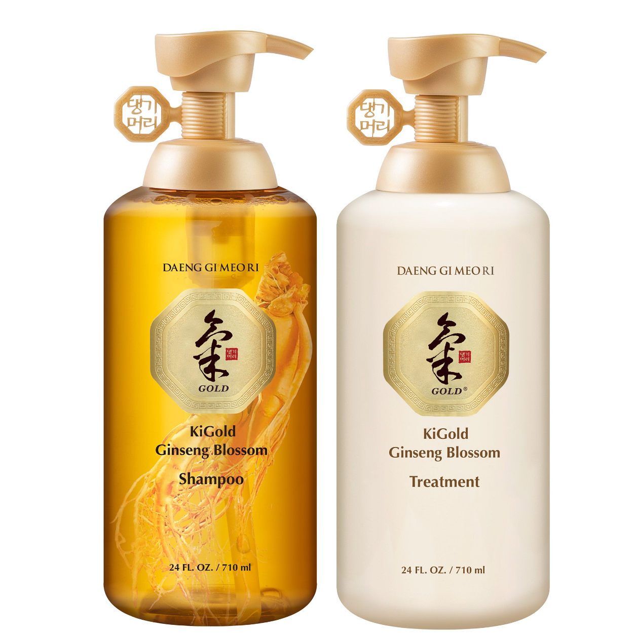Daeng Gi Meo Ri Ki Gold Ginseng Blossom Shampoo & Treatment Set – 24 fl oz Duo
