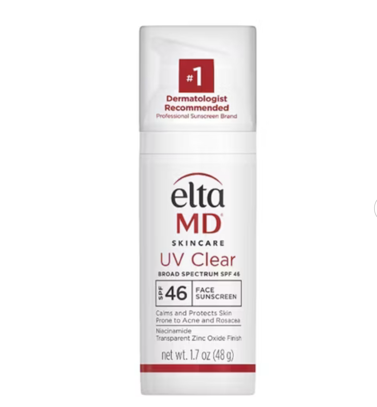 EltaMD UV Clear Broad-Spectrum SPF 46 Facial Sunscreen 1.7 oz (48 g) – Open Box