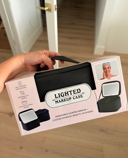 LumiCase Pro™ – LED Makeup Organizer