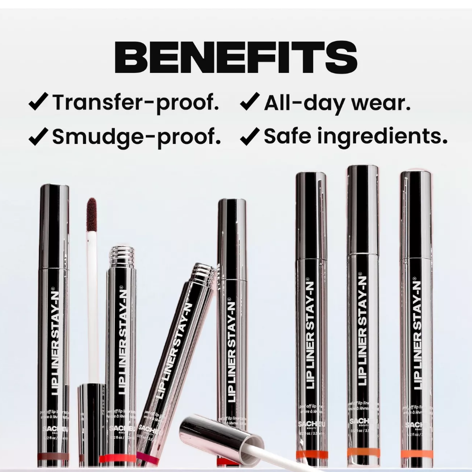 SACHEU Lip Liner STAY-N Peel Off Lip Stain – Muah-Ve Neutral Mauve