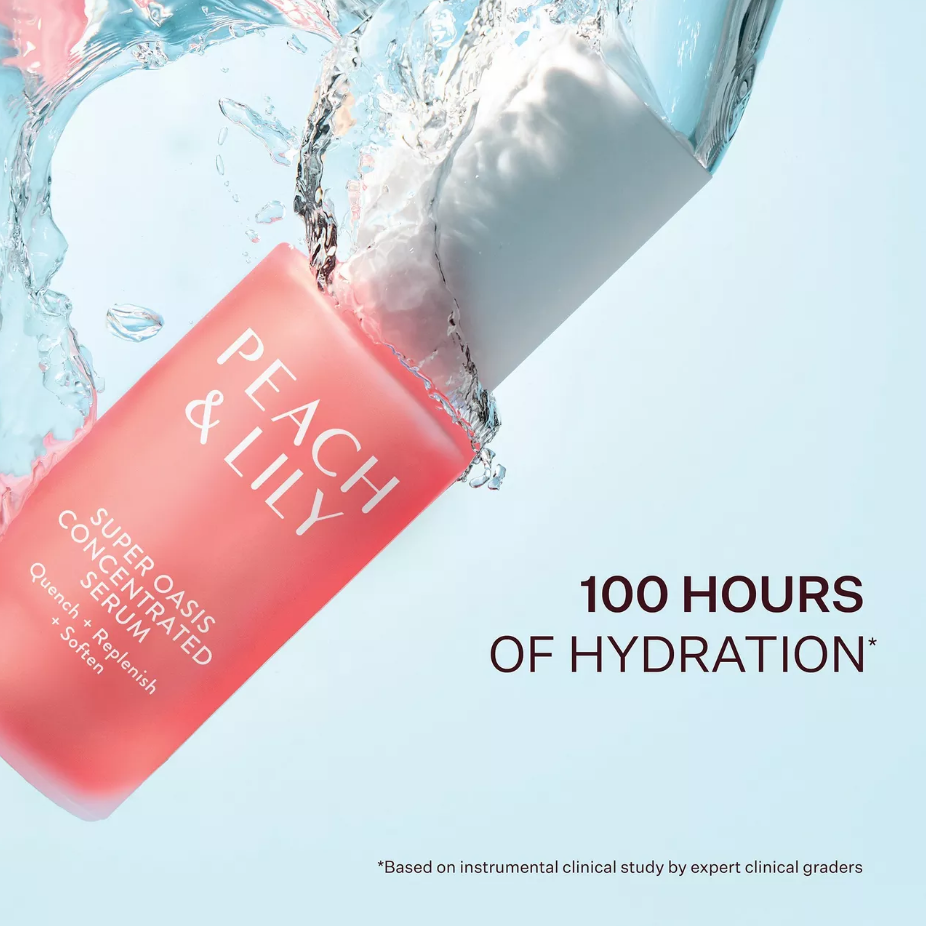 Peach & Lily Super Oasis Concentrated Serum – Quench + Replenish + Soften