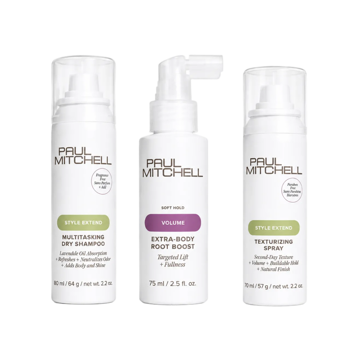 Paul Mitchell Hair Styling Essentials Travel Size Set – 3 Pieces