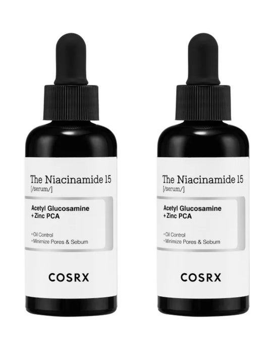 Set of 2 NEW No Box COSRX The Niacinamide 15 Serum – Oil Control & Pore Care