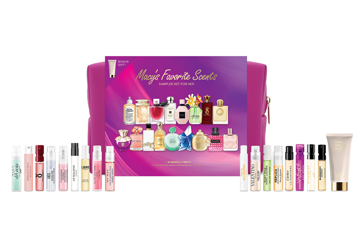 18-Pc. Favorite Scents Sampler Set For Her Eau De Parfum Fragrance Kit