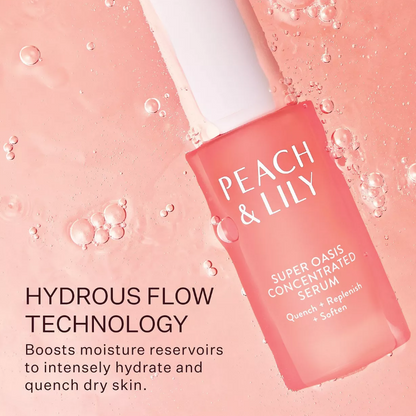 Peach & Lily Super Oasis Concentrated Serum – Quench + Replenish + Soften