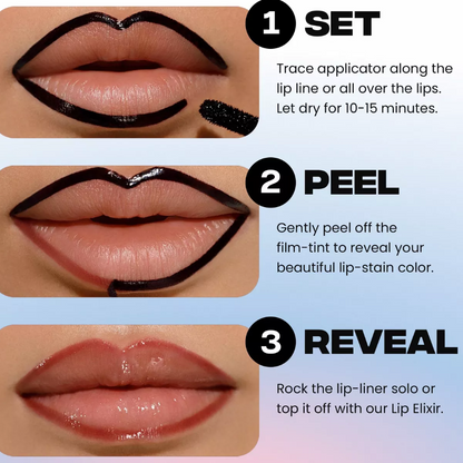 SACHEU Lip Liner STAY-N Peel Off Lip Stain – Muah-Ve Neutral Mauve