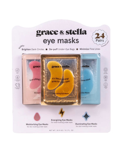Grace & Stella Under Eye Masks, Under Eye Patches Combo Pack, 24-count