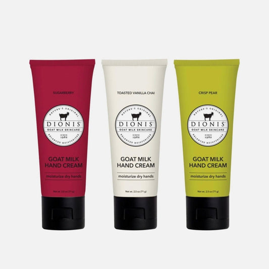 Dionis Goat Milk Skincare Assorted Scented Hand Cream 3 Pack, 2.5oz