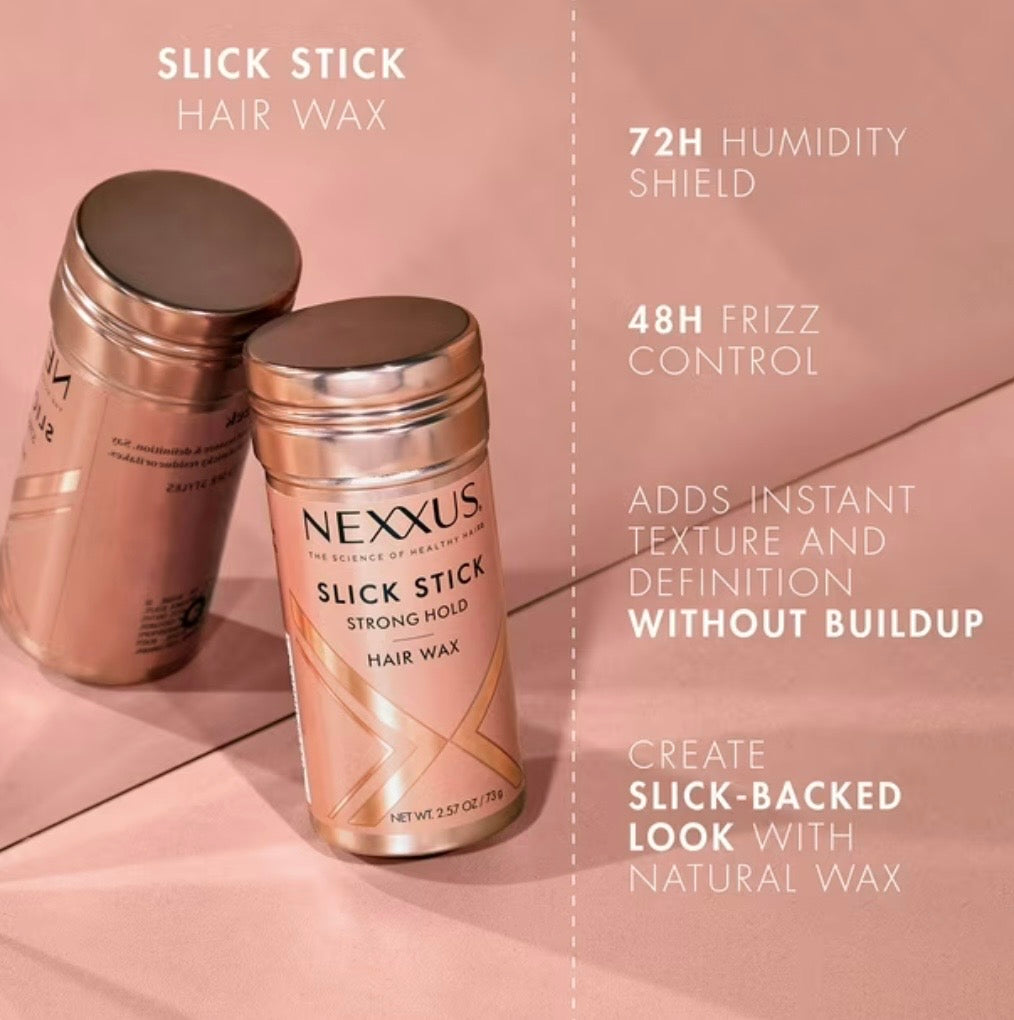 Nexxus Slick Stick Strong Hold Hair Wax Set 2 Pack Frizz Control Flyaway Hair Stick