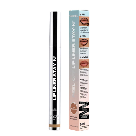SACHEU Lip Liner STAY-N Peel Off Lip Stain – Muah-Ve Neutral Mauve