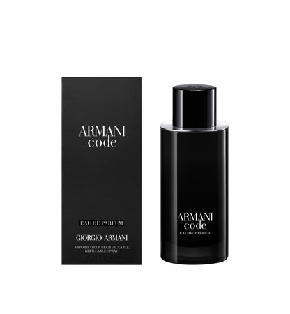 Armani Beauty- Code - Eau de Toilette - Cologne for Men - Ambery Woody Fragrance - Citrus, Lavandin, Tonka Bean Notes - 4.2 Fl Oz