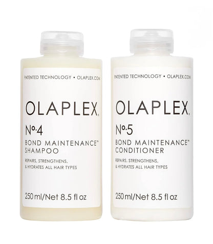 Olaplex No.4 & No.5 Hair Repair Set – Bond Maintenance Shampoo + Conditioner Duo