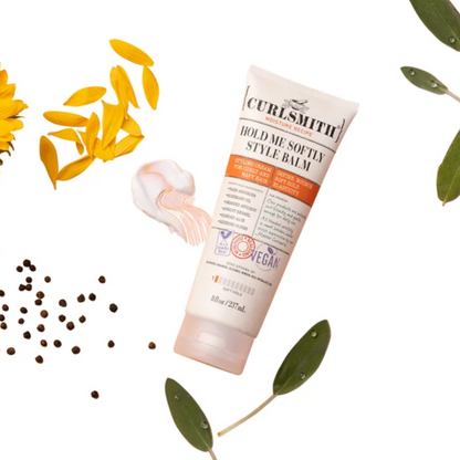 Curlsmith Hold Me Softly Style Balm & Curl Defining Styling Soufflé Set – Curly Hair Styling Duo
