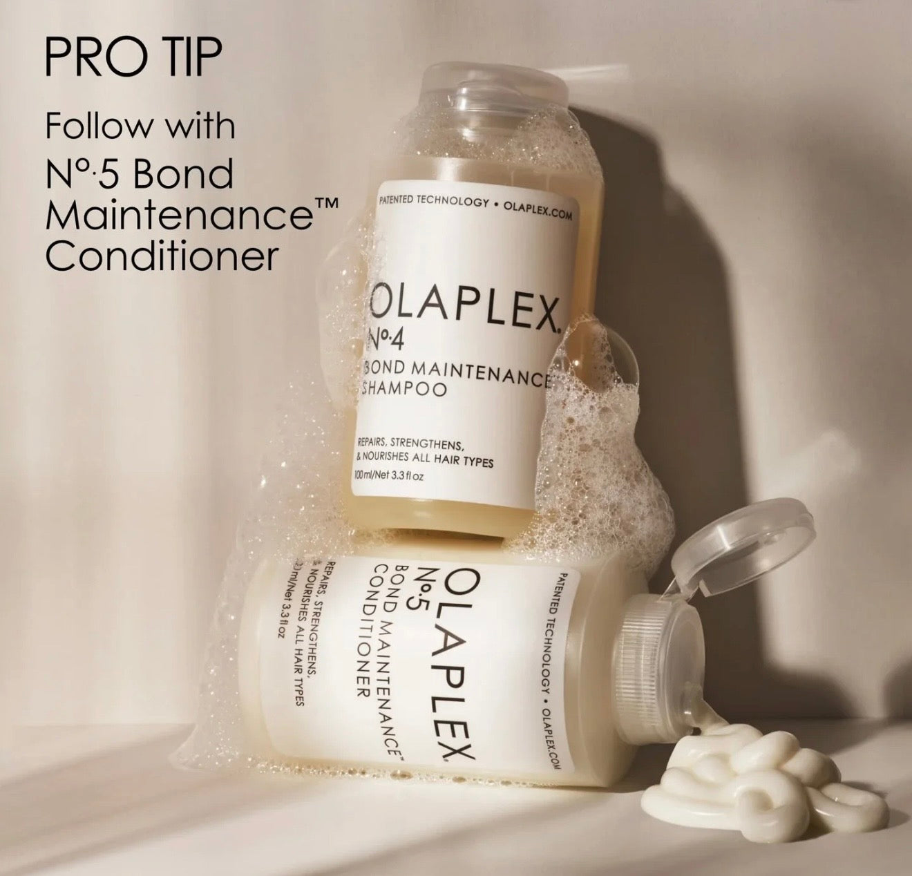 Olaplex No.4 & No.5 Hair Repair Set – Bond Maintenance Shampoo + Conditioner Duo
