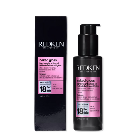 Redken Naked Gloss Lightweight Shine Hair Oil – 3.4 oz / 100 mL