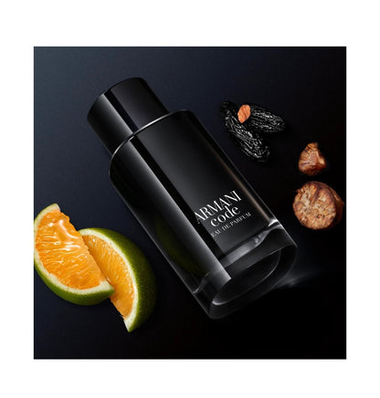Armani Beauty- Code - Eau de Toilette - Cologne for Men - Ambery Woody Fragrance - Citrus, Lavandin, Tonka Bean Notes - 4.2 Fl Oz