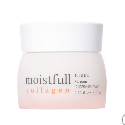 Etude Moistfull Collagen Cream Duo Set 75ml | Hydrating Korean Moisturizer