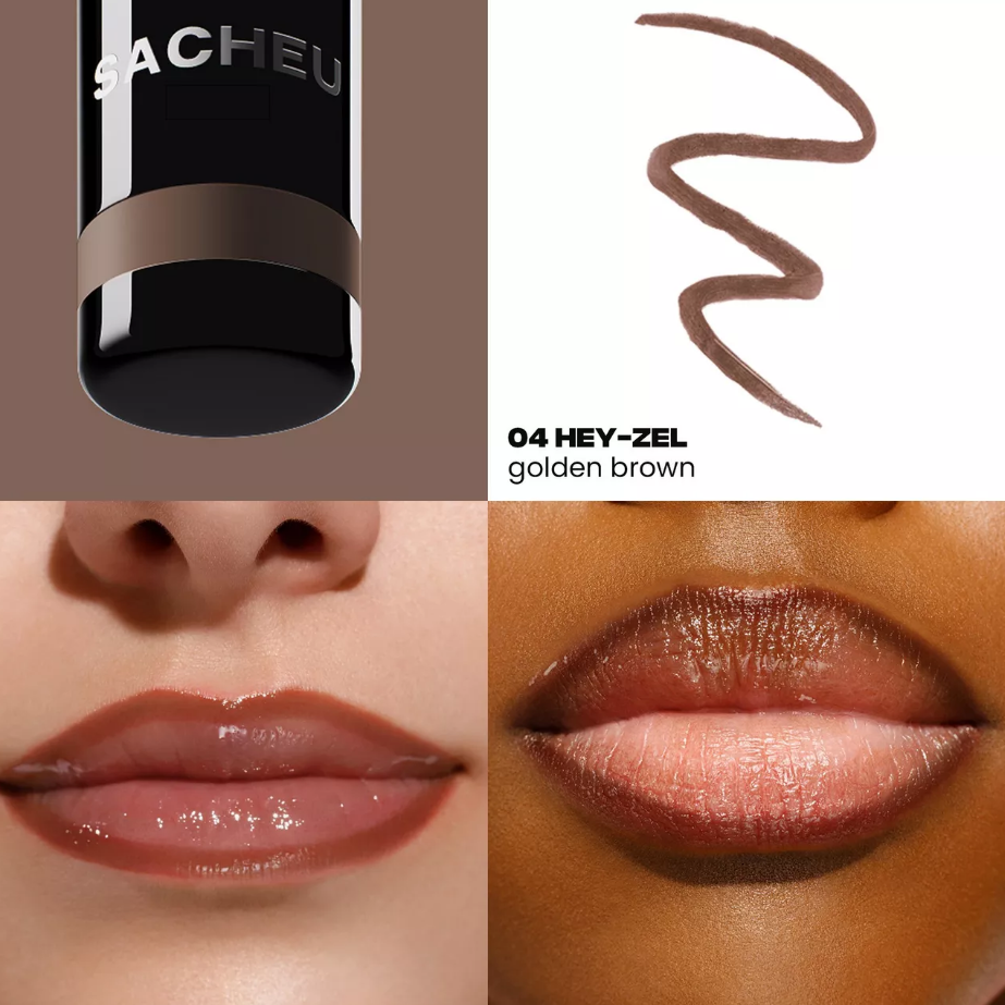 SACHEU Stay-N Peel-Off Lip Liner – HEY-ZEL (Golden Brown)