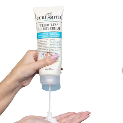 Curlsmith Weightless Air Dry Cream & Hydro Style Flexi Jelly Set – Curl Definition & Frizz Control Duo