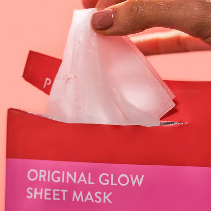 Peach & Lily Original Glow Sheet Mask Set – 20 Korean Face Masks