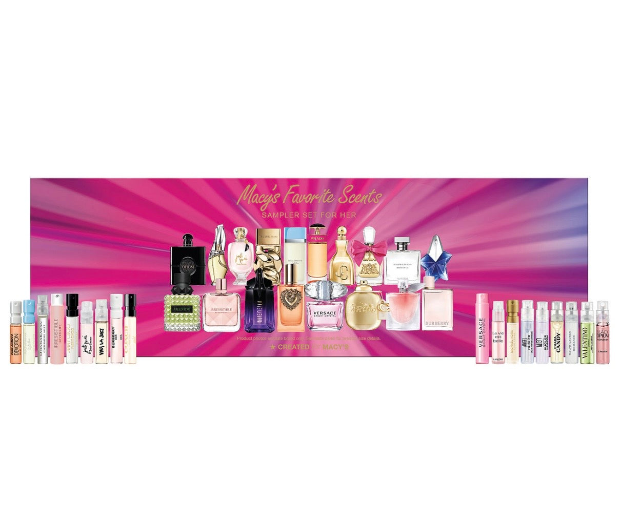 Holiday Edition Macy's 18-Pc. Fragrance Sampler Gift Set for Her.