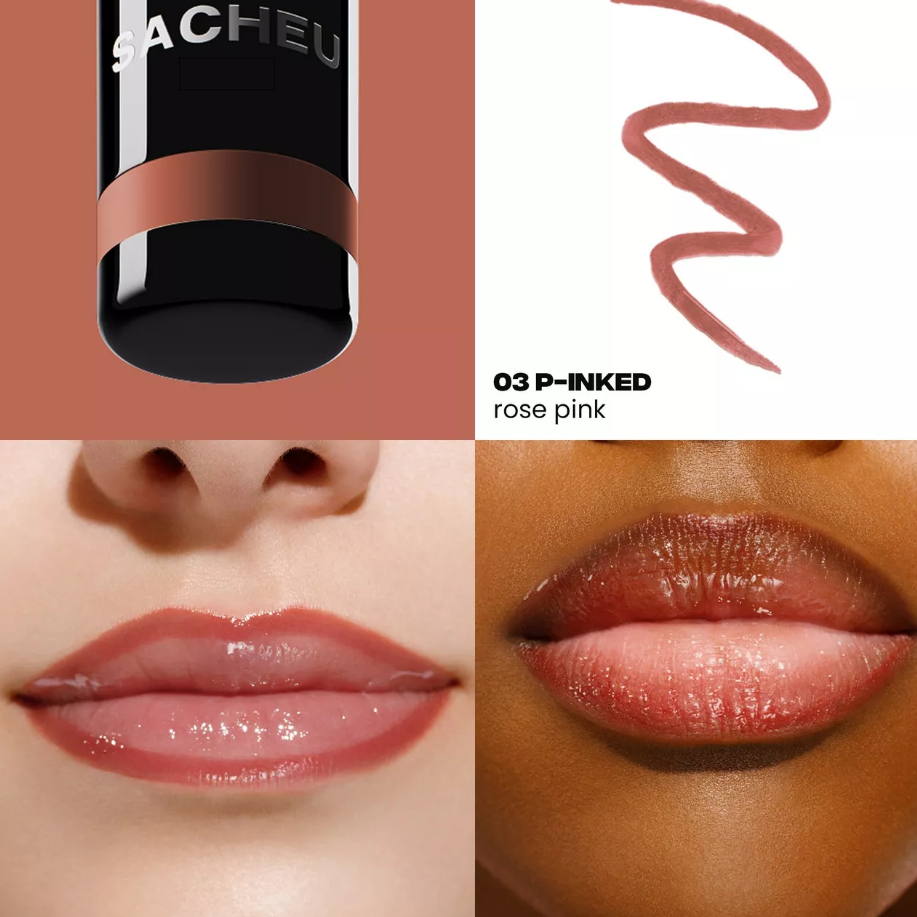 SACHEU Stay-N Peel-Off Lip Liner – p-INKED (Pink)