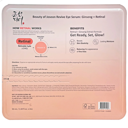 Beauty of Joseon Revive Eye Serum Ginseng + Retinal Duo Set