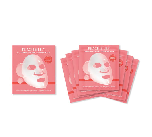 PEACH & LILY Glass Skin Ginseng Collagen Mask (7 ct)