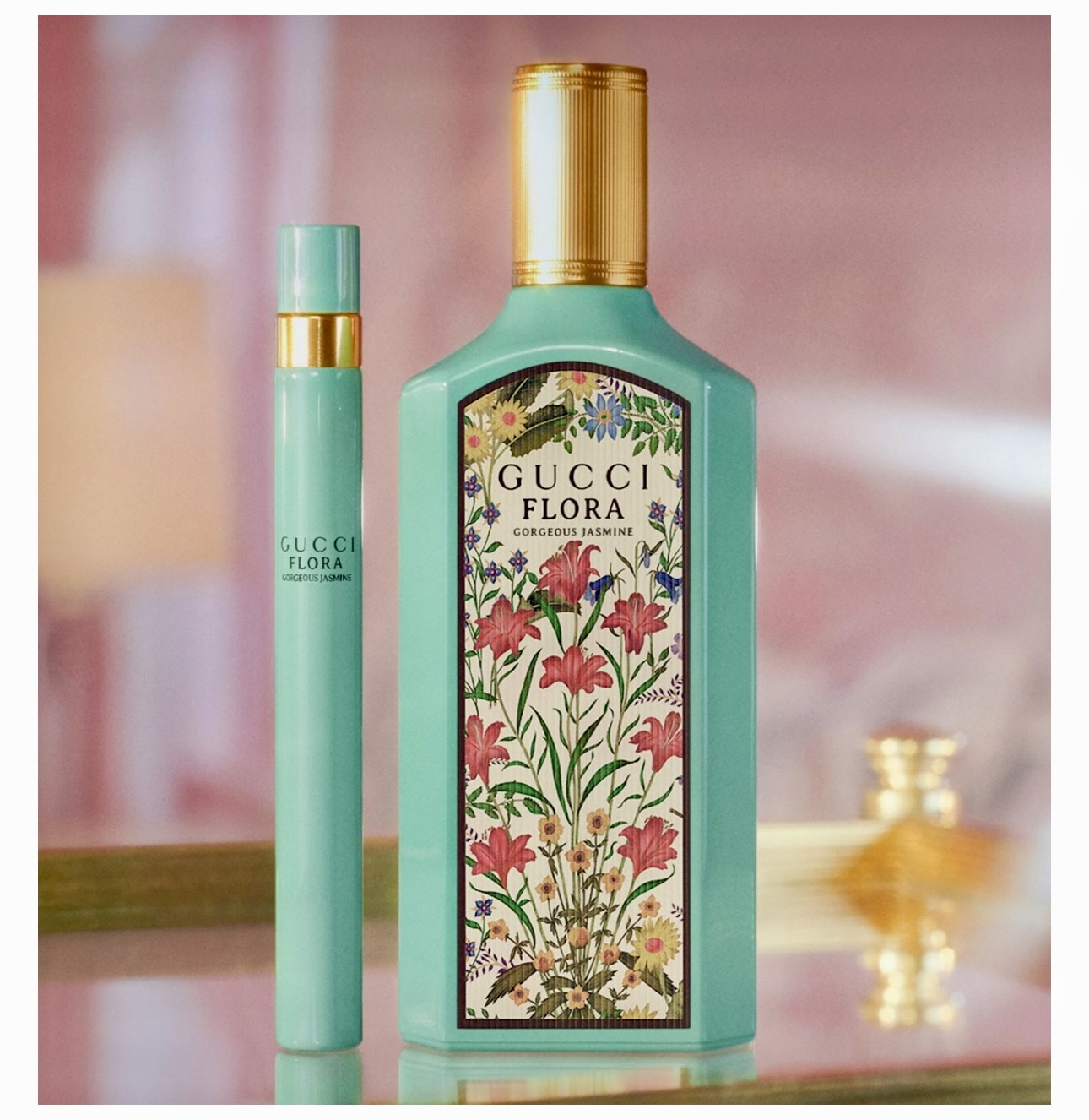 Gucci Flora Gorgeous Jasmine Gift Set 50 ml EDP Spray + 10 ml EDP Mini Spray